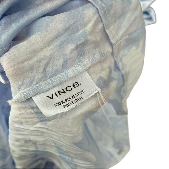 Vince Painted Magnolia V-Neck Midi Dress in Size XL - Picture 14 of 15